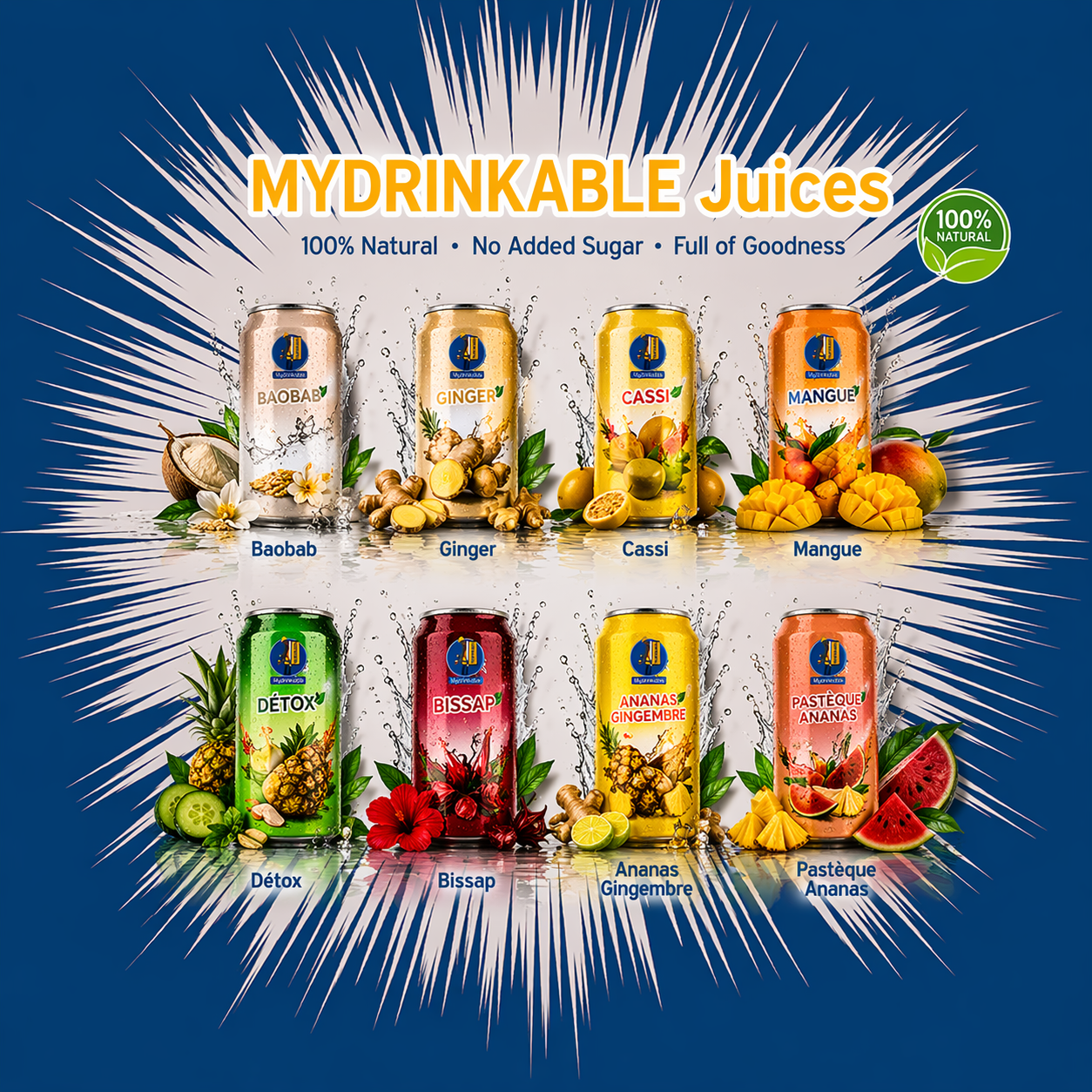 Jus Mydrinkable frais